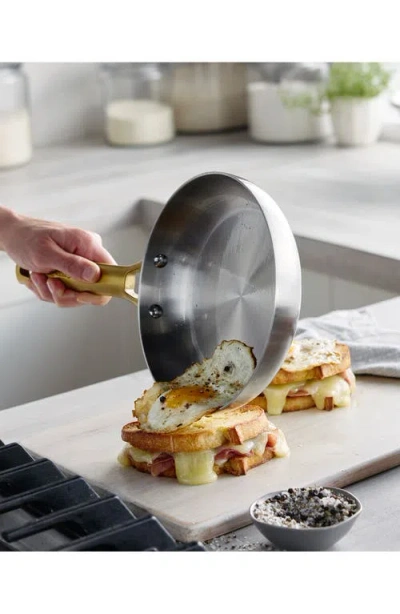 Greenpan Stainless Steel 2-pc. Frypan Set In Silver