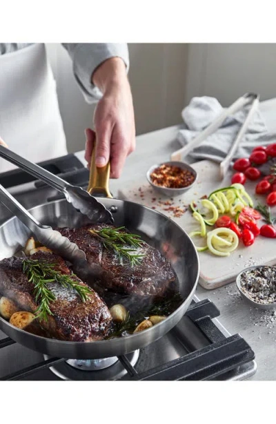 Greenpan Stainless Steel 2-pc. Frypan Set In Silver