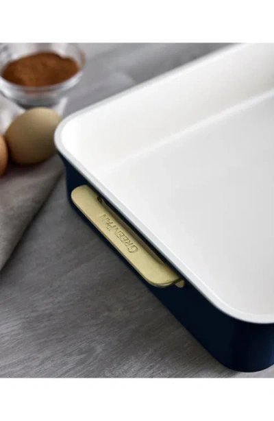 Greenpan Reserve Healthy Ceramic Nonstick Bakeware Rectangular Cake Pan In Gray