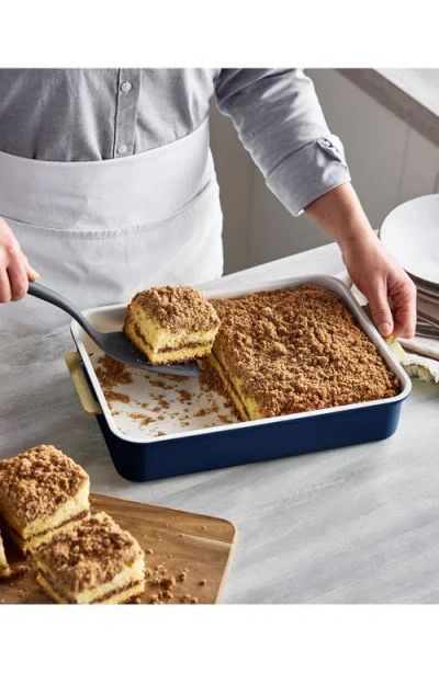 Greenpan Reserve Healthy Ceramic Nonstick Bakeware Rectangular Cake Pan In Gray