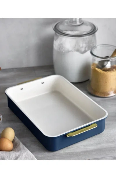 Greenpan Reserve Healthy Ceramic Nonstick Bakeware Rectangular Cake Pan In Gray