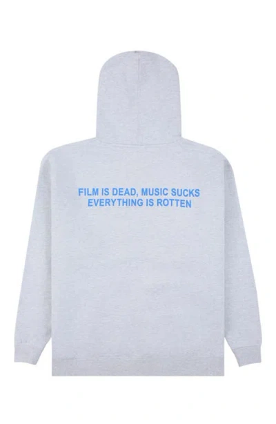 Pleasures Critic Cotton Hoodie In Gray