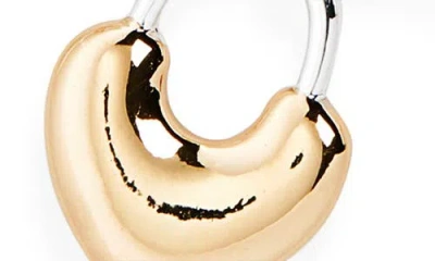 Open Edit Heart Lock Charm Necklace In Multi