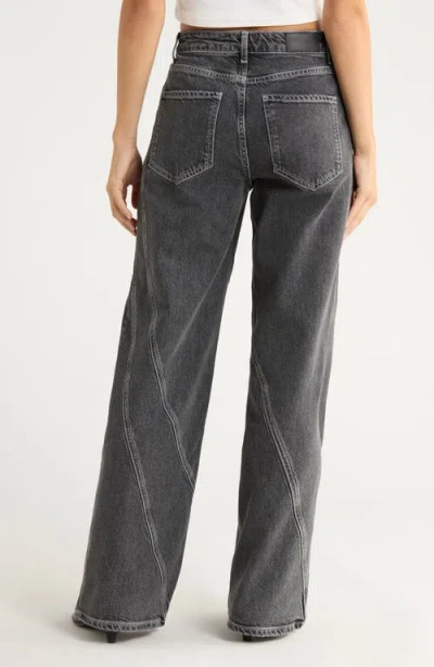 Rails Getty High Rise Twist Seam Jeans In Dark Charcoal In Gray