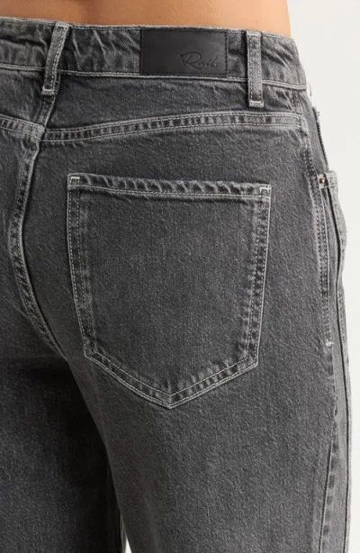 Rails Getty High Rise Twist Seam Jeans In Dark Charcoal In Gray