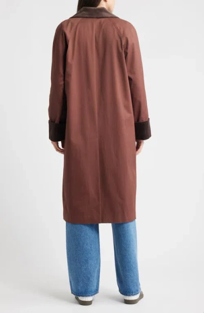 Rails Levy Corduroy Trim Jacket In Brown