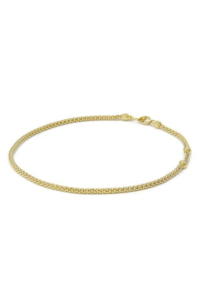 Lagos Anthem Signature Caviar Rope Bracelet In Gold