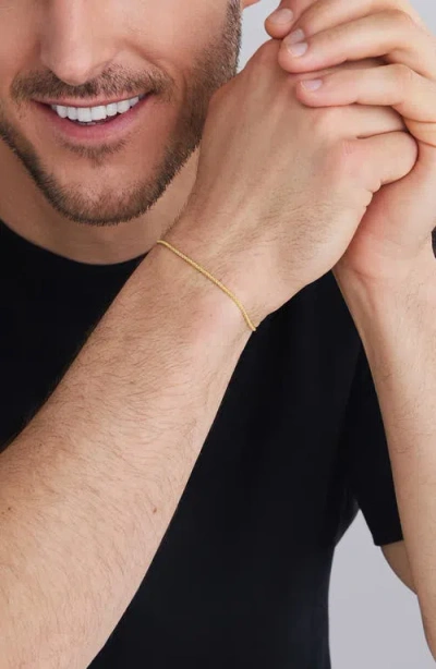 Lagos Anthem Signature Caviar Rope Bracelet In Gold