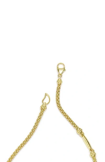 Lagos Anthem Signature Caviar Rope Bracelet In Gold