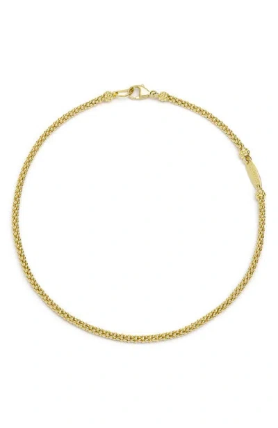 Lagos Anthem Signature Caviar Rope Bracelet In Gold