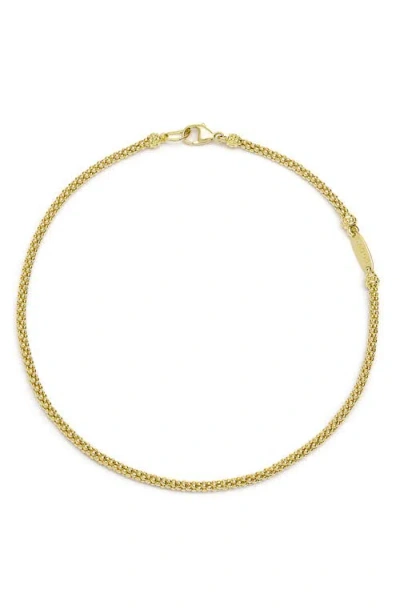 Lagos Anthem Signature Caviar Rope Bracelet In Gold