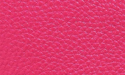 Marc Jacobs Embossed Logo Leather Cosmetic Bag In Pink