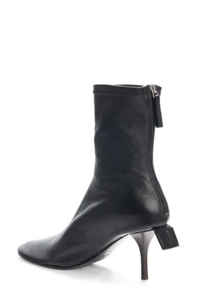 Acne Studios Back Tab Ankle Boot In Black