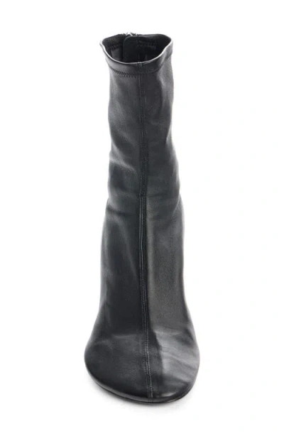 Acne Studios Back Tab Ankle Boot In Black