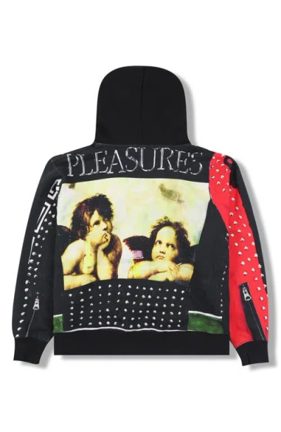 Pleasures Explosion Cotton Blend Hoodie Pullover In Animal Print