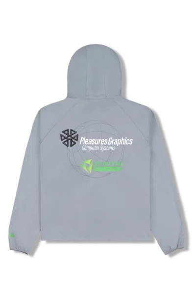 Pleasures System Reflective Jacket In Animal Print