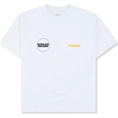 Pleasures X Boiler Room Clownfish Oversize Graphic T-shirt In White