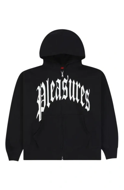 Pleasures Twitch Graphic Zip Hoodie In Animal Print