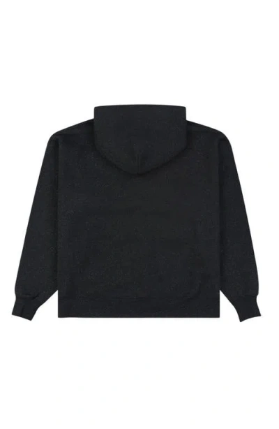 Pleasures Starry Onyx Oversize Fleece Hoodie In Black