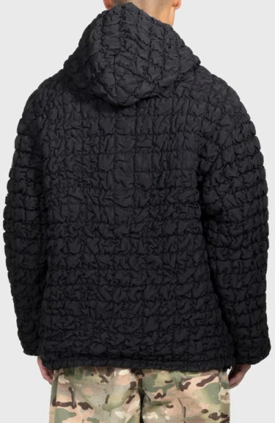 Pleasures Tender Hooded Quilted Puffer Jacket In Black