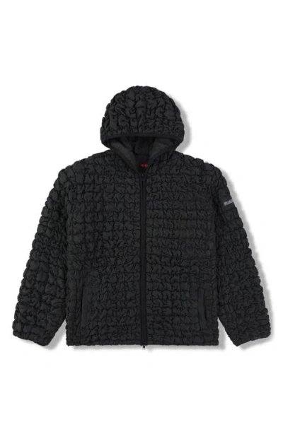 Pleasures Tender Hooded Quilted Puffer Jacket In Black