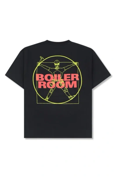 Pleasures Loud Music Cotton Graphic T-shirt In Black