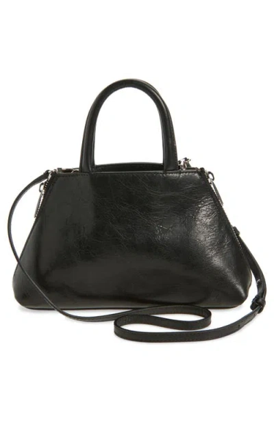 Coperni Structured Shoulder Bag Circular Clasp In Black