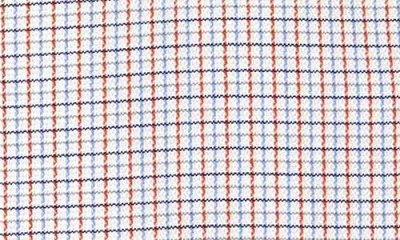 David Donahue Regular Fit Check Cotton Dobby Dress Shirt In Black