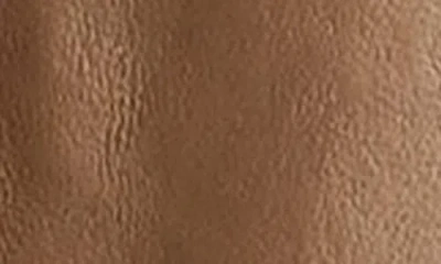 Vince Hooded Genuine Shearling Jacket In Brown