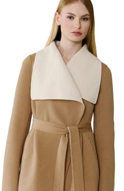 Soia & Kyo Bridgette Wool Blend Coat` In Brown