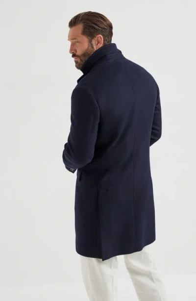 Brunello Cucinelli Cashmere Outwear Jacket In Blue