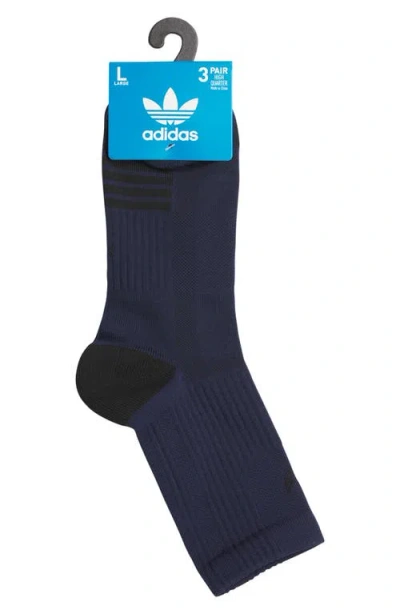 Adidas Originals Adidas Assorted 3-pack Tech Performance High Quarter Socks In Multi