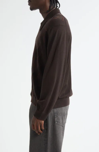 Our Legacy Evening Polo In Animal Print