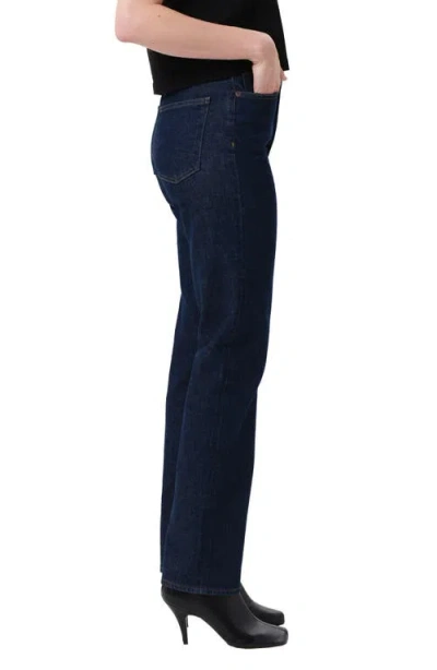 Agolde Harper Mid Rise Relaxed Straight Jeans In Reissue In Blue
