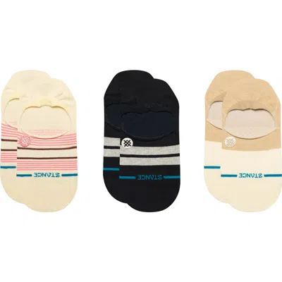 Stance Flipside Assorted 3-pack No-show Socks In Multi