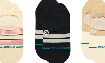 Stance Flipside Assorted 3-pack No-show Socks In Multi