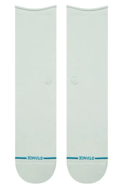 Stance Rolled Crew Socks In Green