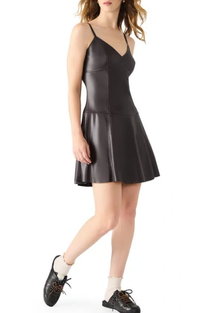 Steve Madden Abbott Faux Leather Dress In Multi