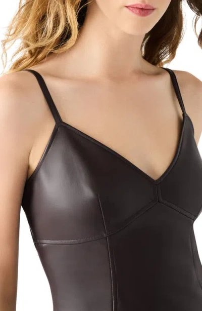 Steve Madden Abbott Faux Leather Dress In Multi