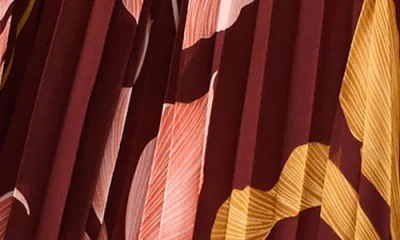 Steve Madden Maraya Floral Pleated Halter Neck Maxi Dress In Multi