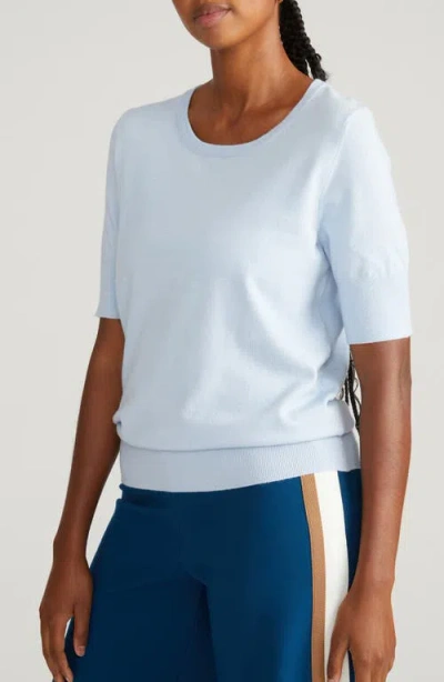 Universal Standard Rosie Short Sleeve Sweater In Multi