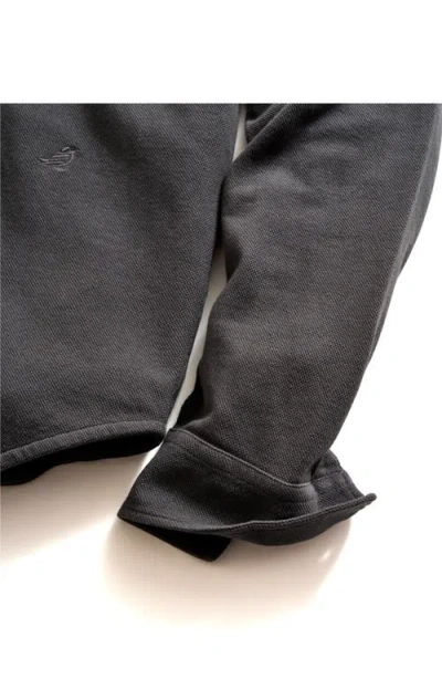 Billy Reid Long Sleeve Knit Yellowhammer Shirt In Black