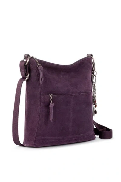 The Sak Lucia Crossbody Leather Bag In Purple