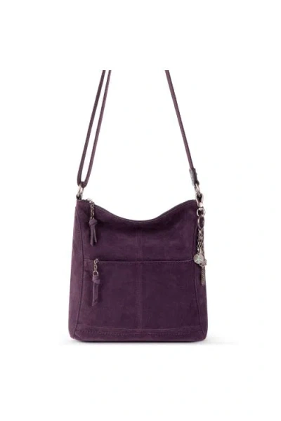 The Sak Lucia Crossbody Leather Bag In Purple