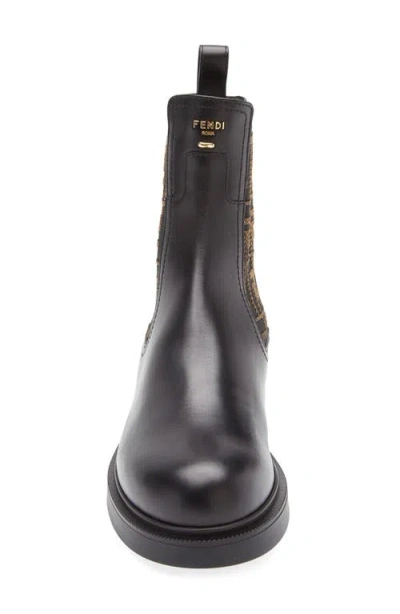 Fendi Filo Chelsea Boots In Black