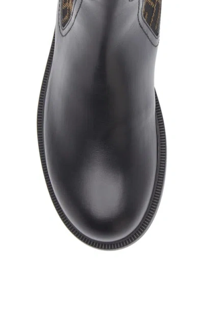 Fendi Filo Chelsea Boots In Black