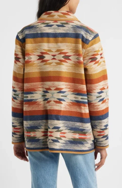 Pendleton Wyeth Falls Reversible Wool Coat In Multi
