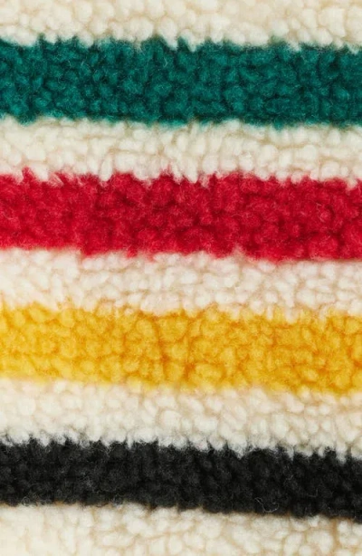 Pendleton Glacier Sunset High Pile Fleece Jacket In Neutral