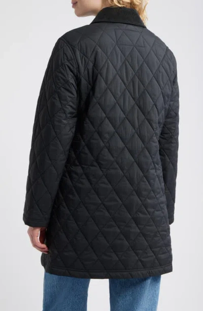 Pendleton Sun River Quilted Field Coat In Black