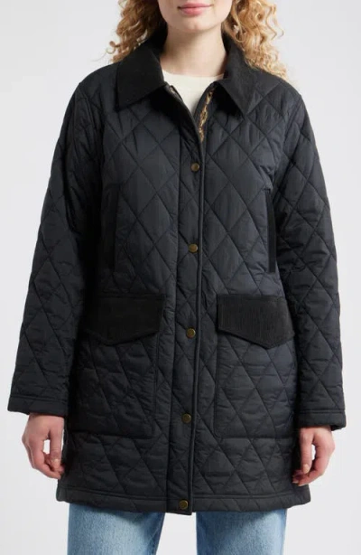 Pendleton Sun River Quilted Field Coat In Black